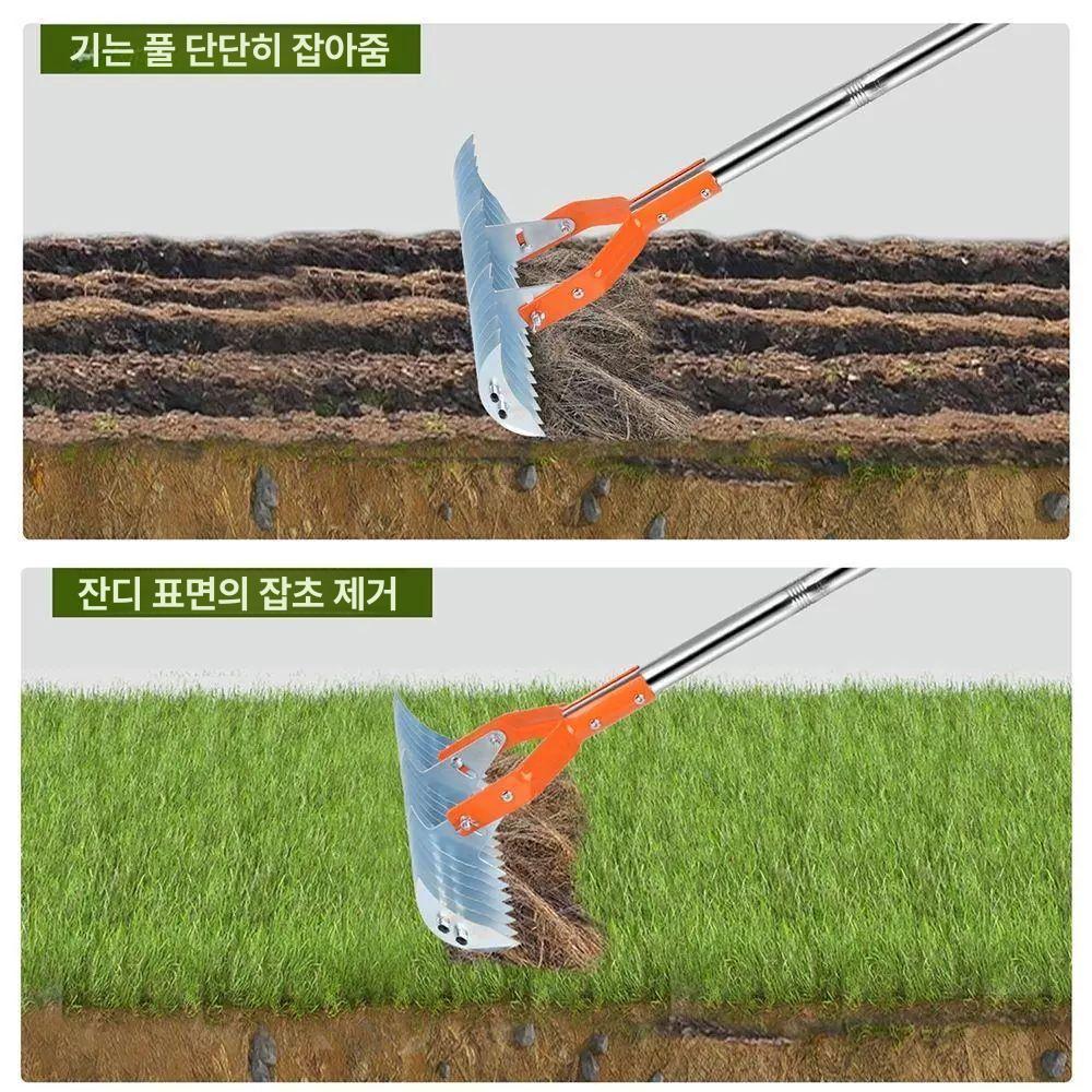 뿌리호미 텃밭 정원 갈퀴 기계 잎사귀 뽑는 잡초 잔디 긁기 도구 제거기 죽은, image size:1000x1000